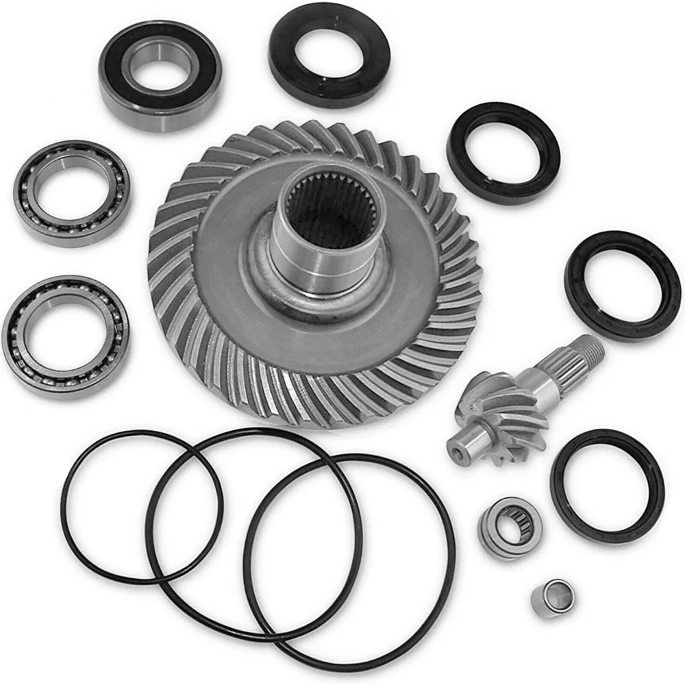 For HONDA TRX300FW 4x4 Fourtrax Rear Differential Ring&Pinion Gear+Bearing Kit 88-00