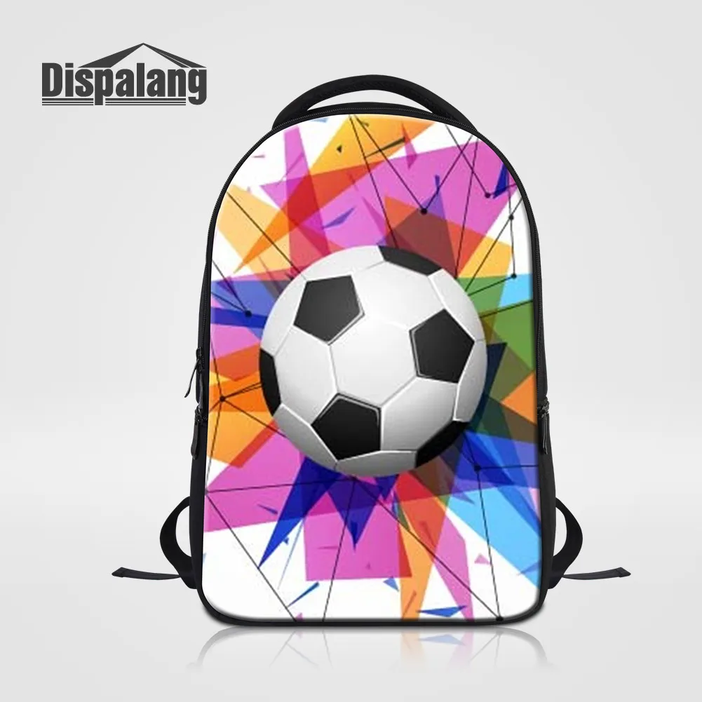 

Football Pattern Men Business Laptop Backpack 17 Inch Large School Bag Teen Boys Custom Computer Bookbag Male Travel Daypack