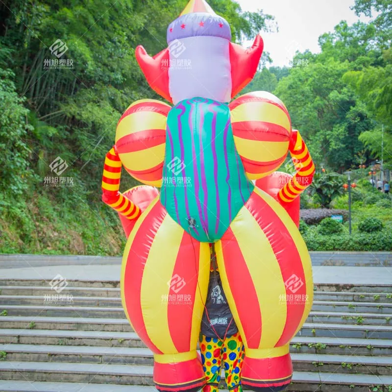 3.5M Inflatable Clown,Cartoon Clown DIY Dance Steps Amusement Park Circus Performance Props