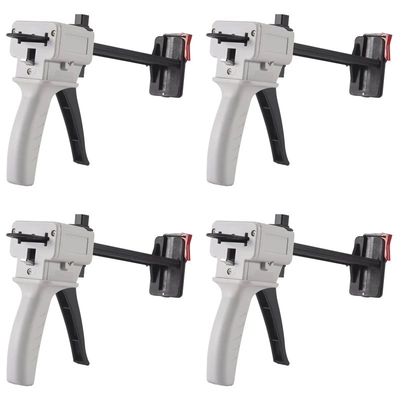 JHD 4X 704 Toothpaste Tube Glue Gun Silicone Manual Glue Gun Repair Tool Sealant Manual Extruder Injection Gun