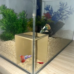 Aquarium cave Fish tank underground hiding cave For Aquatic Pets To Breed, Play AndRest Fish Tank Ornaments