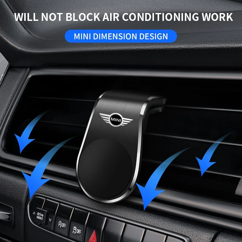 Magnetic Car Phone Holder Magnet Mount Mobile Phone Stand For BMW Mini Cooper R50 R52 R53 R55 R56 R60 R61 F55 F56 F60 Clubman