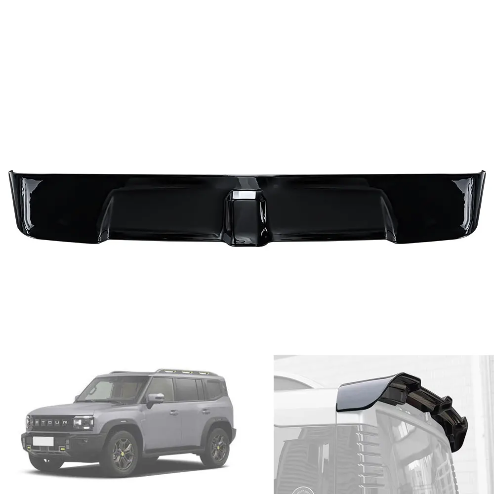 

Hot Sale Lengthen and Widen Cart Parts Rear Window Roof Spoiler for Jetour Traveller T2 2023 2024 Trunk Lip Spoiler