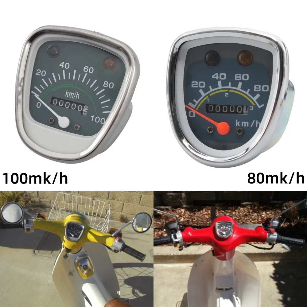 

Motorcycle Speedometer Odometer Tachometer Digital Gauge Vintage For Honda Passport Cub C50 C70 C90 C70K1 -D3 C70MK3 Deluxe 50