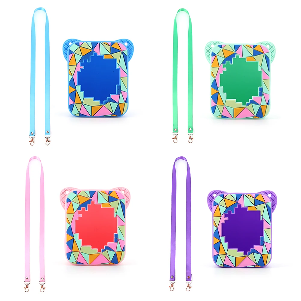 

Силиконовый защитный чехол, противоударный защитный чехол, защитный чехол от падения с ремешком для Bitzee Magicals Digital Pet Case