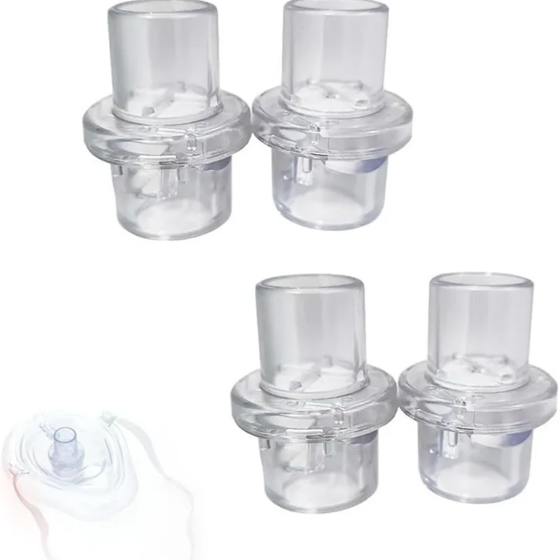 

Disposable CPR Mouthpiece withOne-way Valve Emergency Artificial Respiration Filter Breath Bite Plug First Aid Breathing Barrier