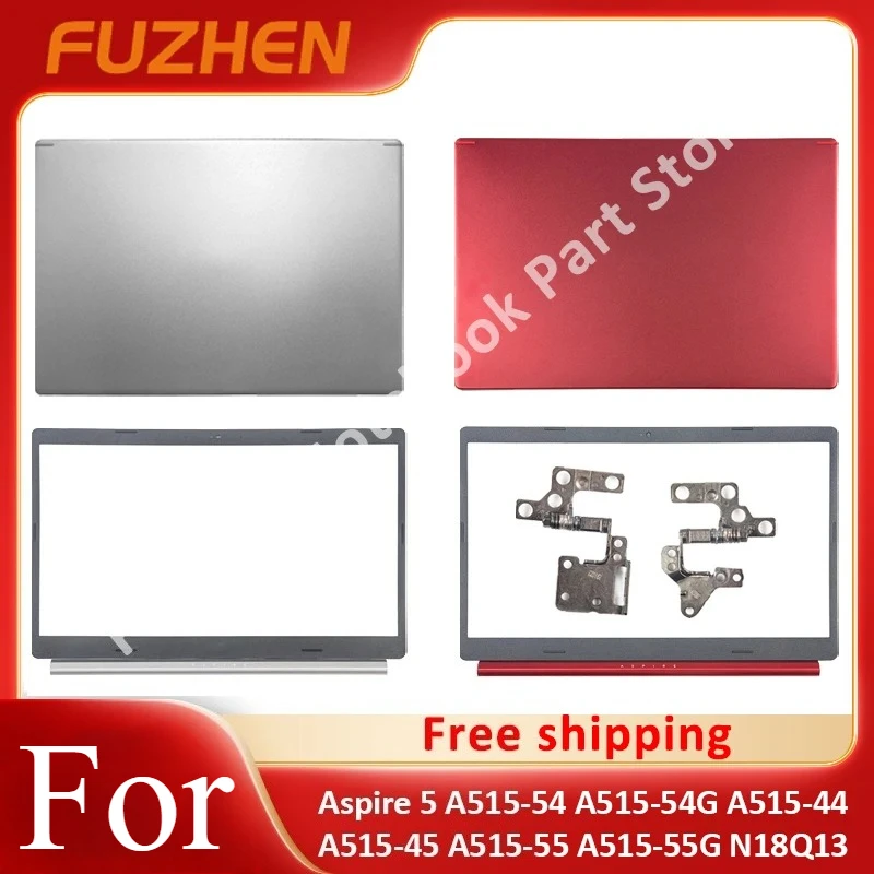 

PC Covers For Aspire 5 A515-54 A515-54G A515-55 A515-55G N18Q13 Red LCD Back Cover Hinges Rear Top Lid Metal Repair