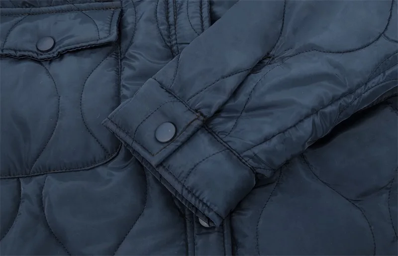 European Down and Cotton Jacket for Women  2024 New Design  Lightweight Diamond Grid  Cotton  Winter   Temperament for Commuting