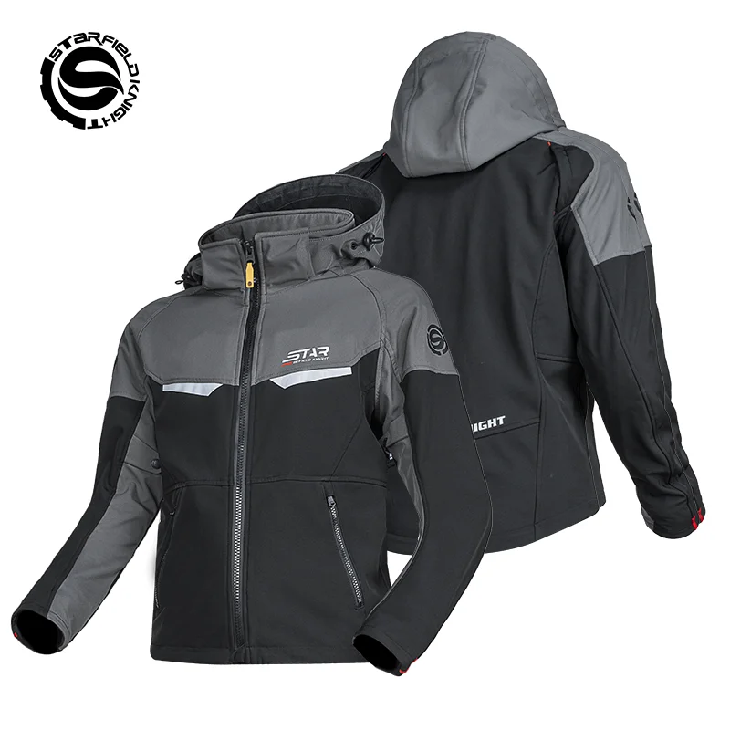 sfk-grey-motorcycle-jacket-winter-warm-cotton-inner-liner-windproof-splash-proof-riding-pants-man-trousers-ce-protection-gears