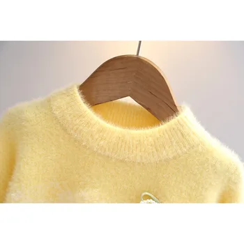 Children's Clothing Christmas Sweaters Baby Girl Winter Clothes Kids Clothes Casual Fashion Streetwear Pullover Knit Elegant 3