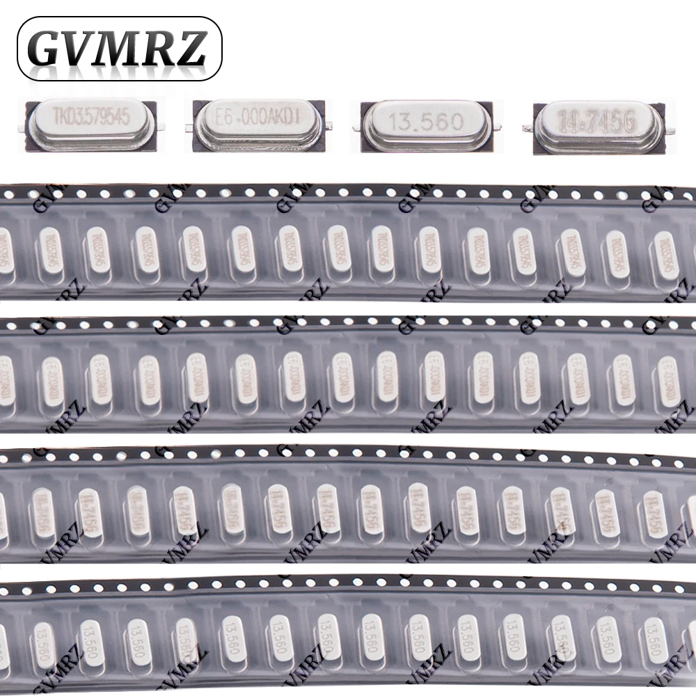 10PCS HC-49SMD SMD 2PIN Passive Crystal Oscillator 16MHZ 20MHZ High Precision Quartz Resonator 4MHZ 6MHZ 8MHZ 12MHZ