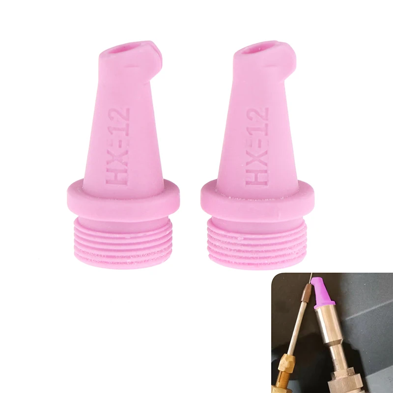 1/2Pcs Handheld Laser Ceramic Welding Head Nozzle M16 AS-12 Fiber Optic Welding Machine Double Wire Cutting Nozzle 1.0 1.2