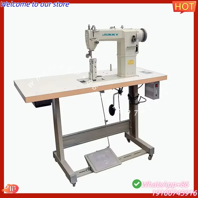 2026Hot JUKKY 810 Sewing Machines HighSpeed Roller Post Bed Industrial Lock Stitch Pillar Sewing Machine Complete Set Maquina