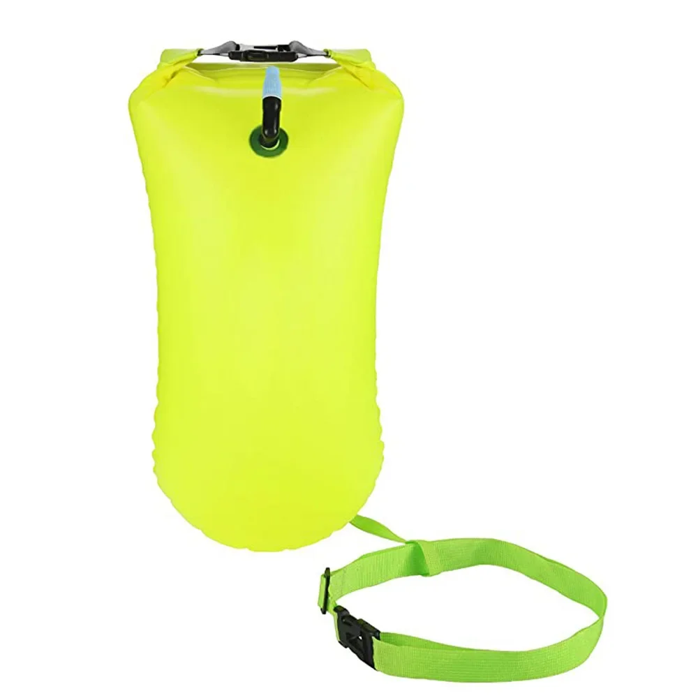 Outdoor Safety Swimming Buoy Multifunction Swim Float Bag with Waist Belt Waterproof