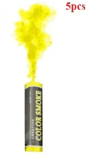 3/5/10pcs Colorful Smokes Fog Handheld Smoke Tube Wedding Creativity Smoke-Stick Atmosphere Prop Party Decor Photography Use image 3