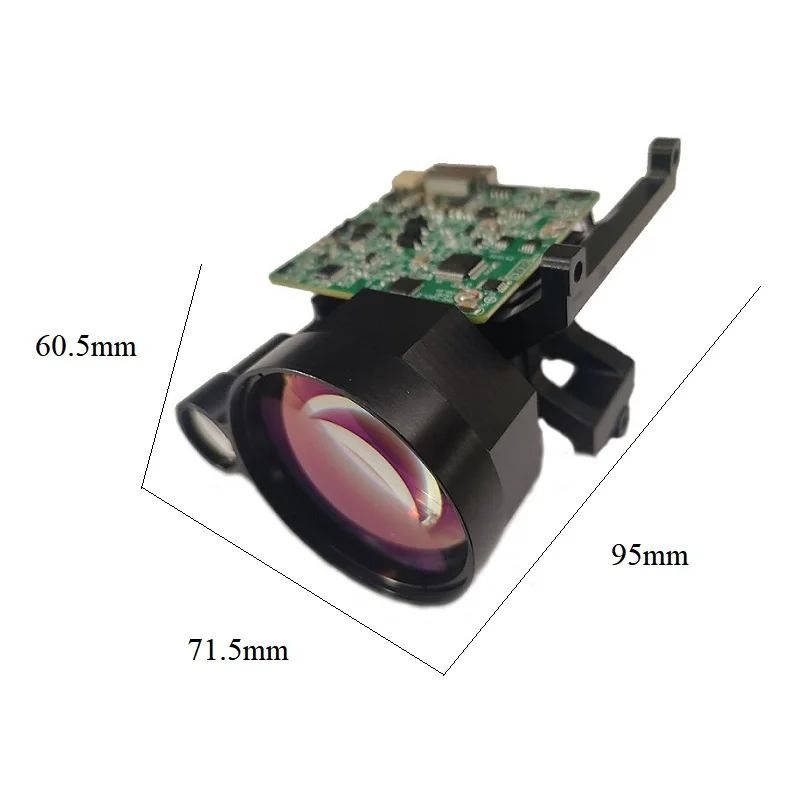 ETYS-10KX 0.4mrad 10HZ 1535nm TTL 2m Measure Accuracy 10 Km Laser Range Finder Module On