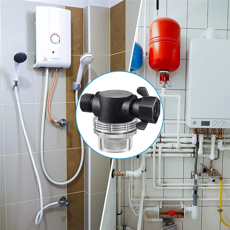 

Фильтр сетчатого фильтра водяного насоса, совместимый с поворотной гайкой 255-315, фитинг 1/2 дюйма с экраном из нержавеющей стали-горячий