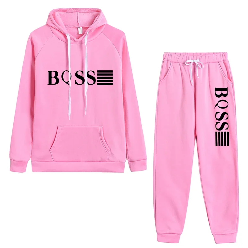 Nieuwe Dames Trainingspak Print Capuchon Sweatpak Hoge Kwaliteit Casual Jogging Outfits Kleding Pullover Lady Sport Broek Sets