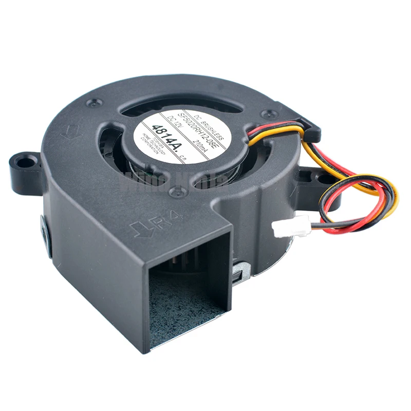 SF5020RH12-08E 5cm 50mm Blower Fan 50x50x20mm DC12V 0.21A 3-Pin Centrifugal Cooling Fan for Projectors - view 3