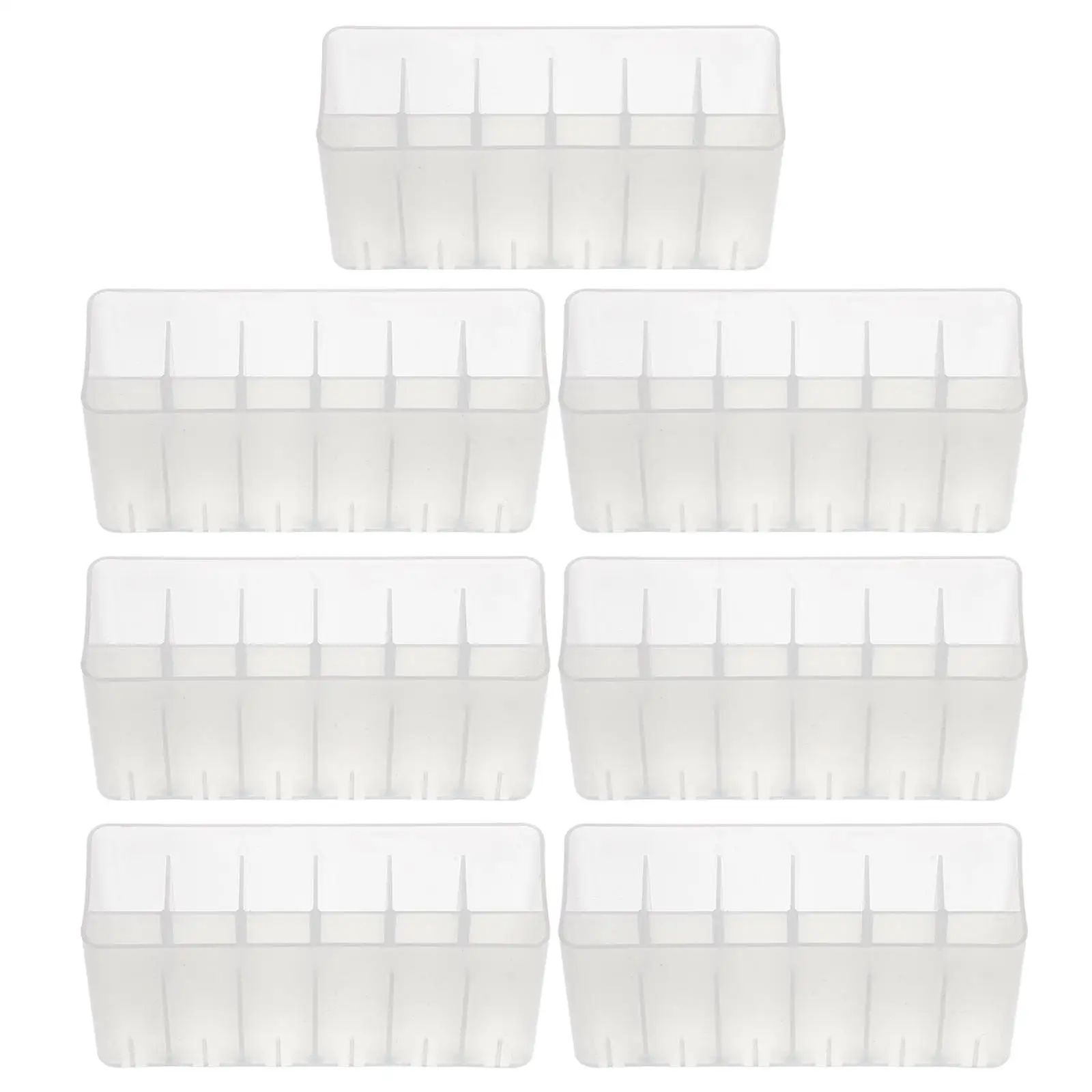 7 Pcs Marker Storage Box Plastic Desk Organizer Pen Holder Marker Pen Storage Stand Long Term Use