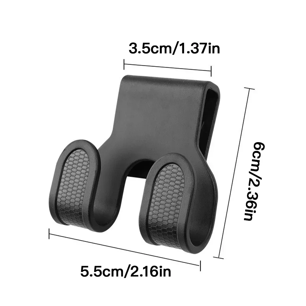 1pcs Universal Motorcycle Storage Box Hook Multifunctional Auto Hanging Dual Hook 25KG Large Load-Bearing ABS Hook Hanger 2026