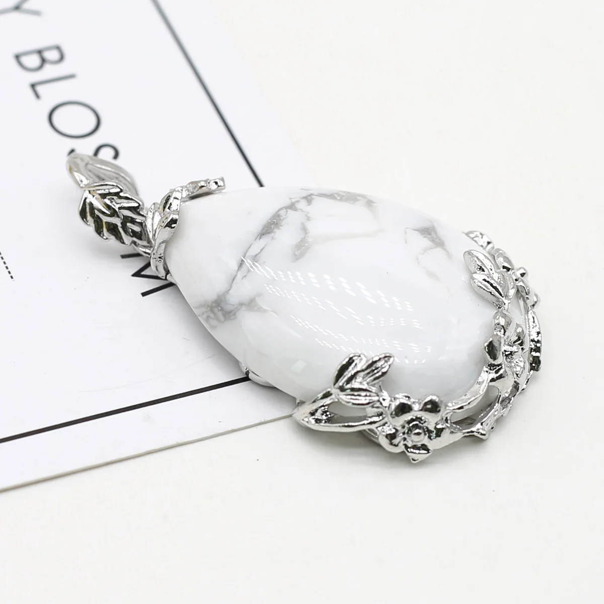 1 قطعة قلادة الحجر الطبيعي أوبال روز كوارتز العقيق عين النمر بلورات استشفاء السحر لصنع المجوهرات عقد دي اي واي أقراط