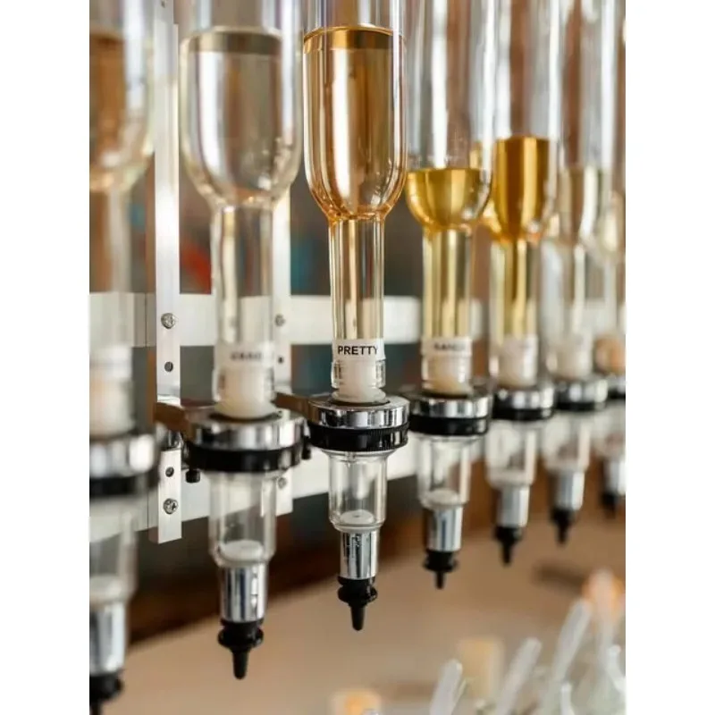 

【Best-selling】New Designed Gold Table Stand Wedding Decoration Scent Experience Essential Oil Perfume Bar Dispenser 5-12 Bottl