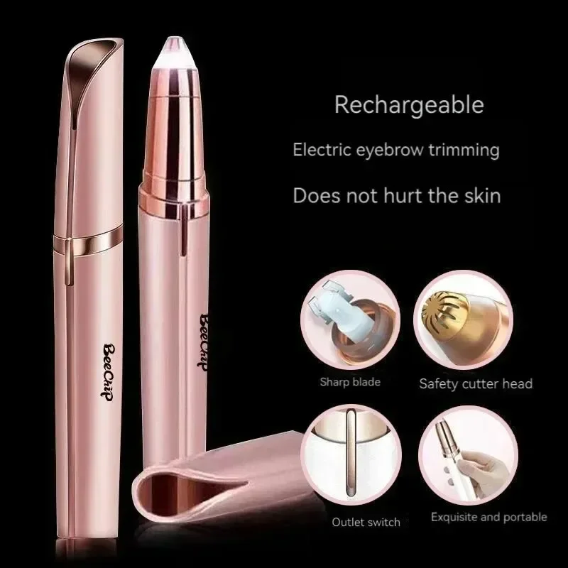 

Mini Handheld Facial Hair Removal Instrumen Rechargeable Lipstick Shaver Electric Hair Removal Machine Hair Removal Device Tool
