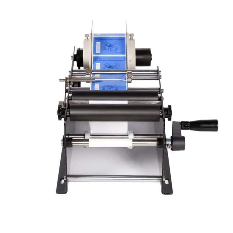 0528Manual Round Bottle Labeling Machine Plastic Glass Bottle Metal Bottle Labeler Applicator MT-30
