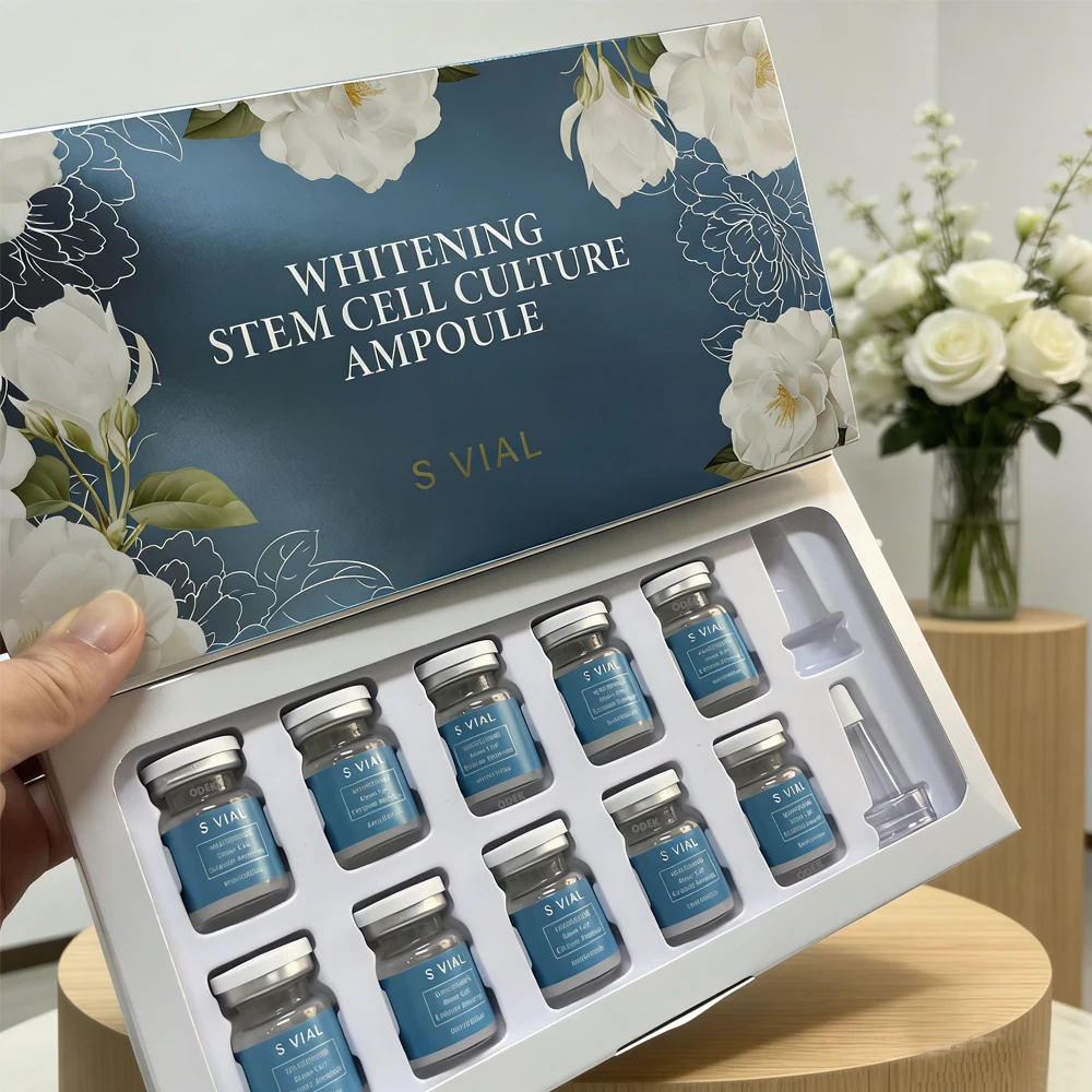 Face 5ml Whitening Ampoule Skin Booster Serum Kit Niacinamide Brightening Moisturizing Skin Care For 0.25mm Microneedle