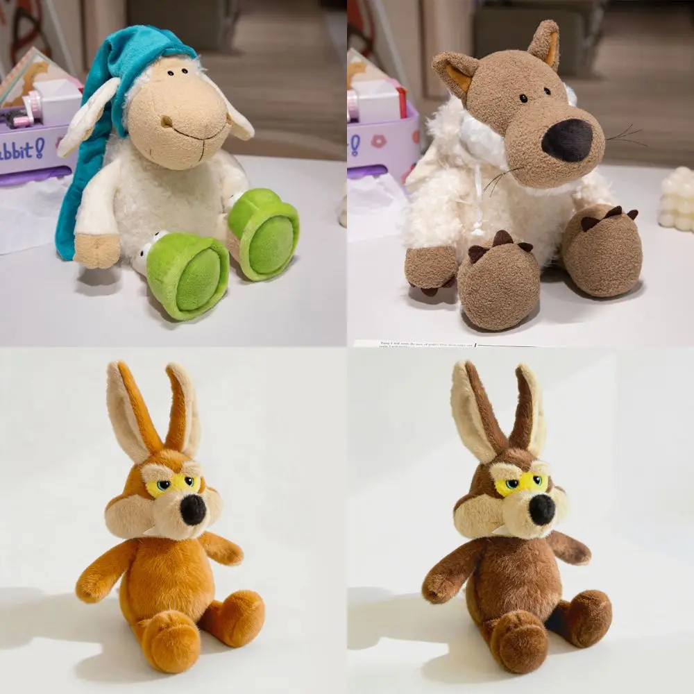 Lammetjes knuffel voor kinderen, slaapzacht schaap, zacht creatief lammetje, 25/35/50cm, materiaal wolf/schaap, feestdag cadeau