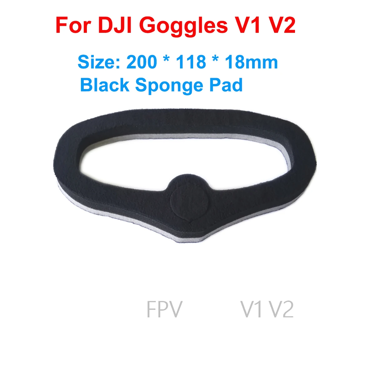Für DJI V1 V2 FPV Brille Schwamm Schaum Polsterung Augen Maske FPV Brille Strap für SKYZONE 04X 04L SKY03 HDO HDO3 für DJI N3 RC Drone – Detail 22