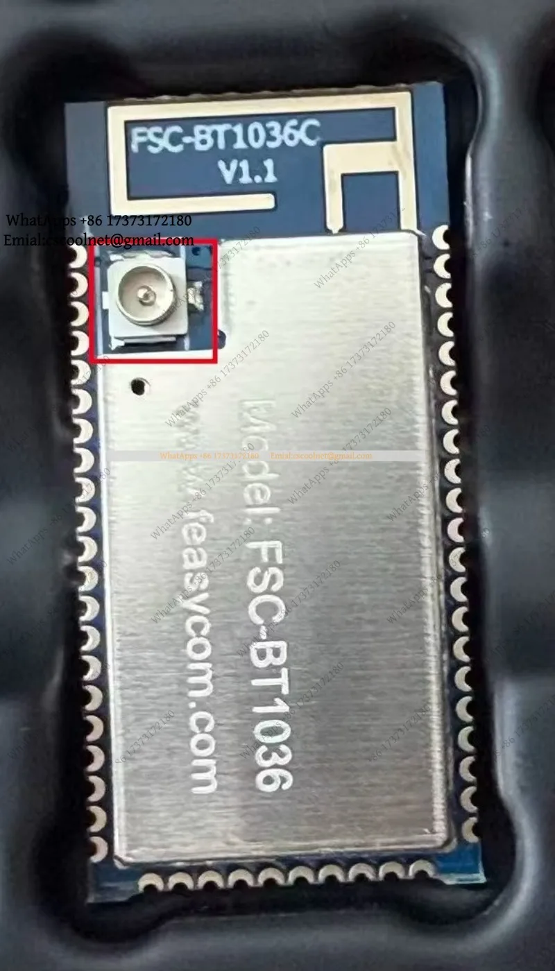 JS02 Bluetooth 5.2 Dual-Mode Module BLE Audio Data Transceiver Low Power Compatible FSC-BT1036C