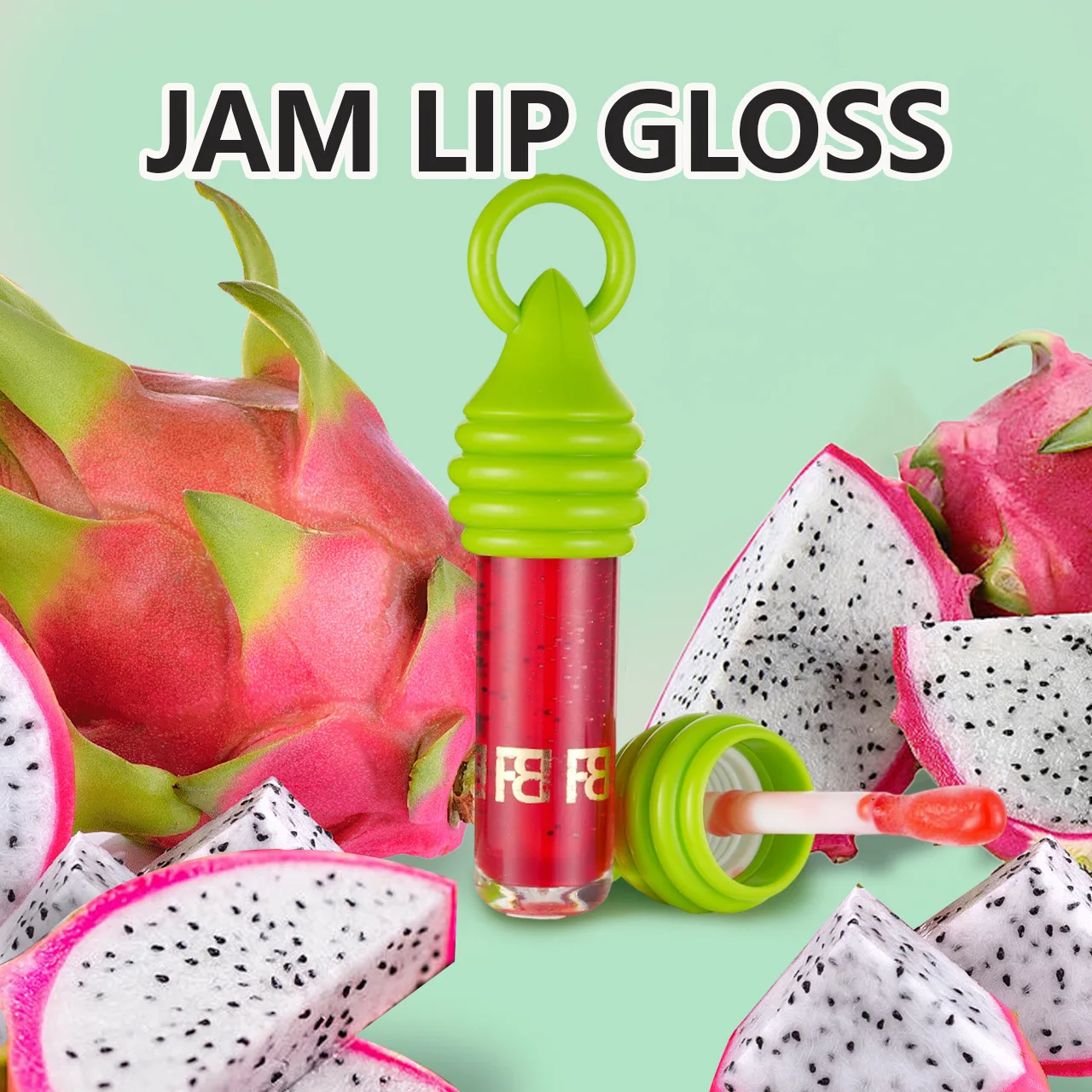 Mirror Shine Lipgloss – Crystal Glitter Lip Lacquer met hoogglans afwerking, hydraterend en niet-plakkerig voor mollige, glanzende lippen