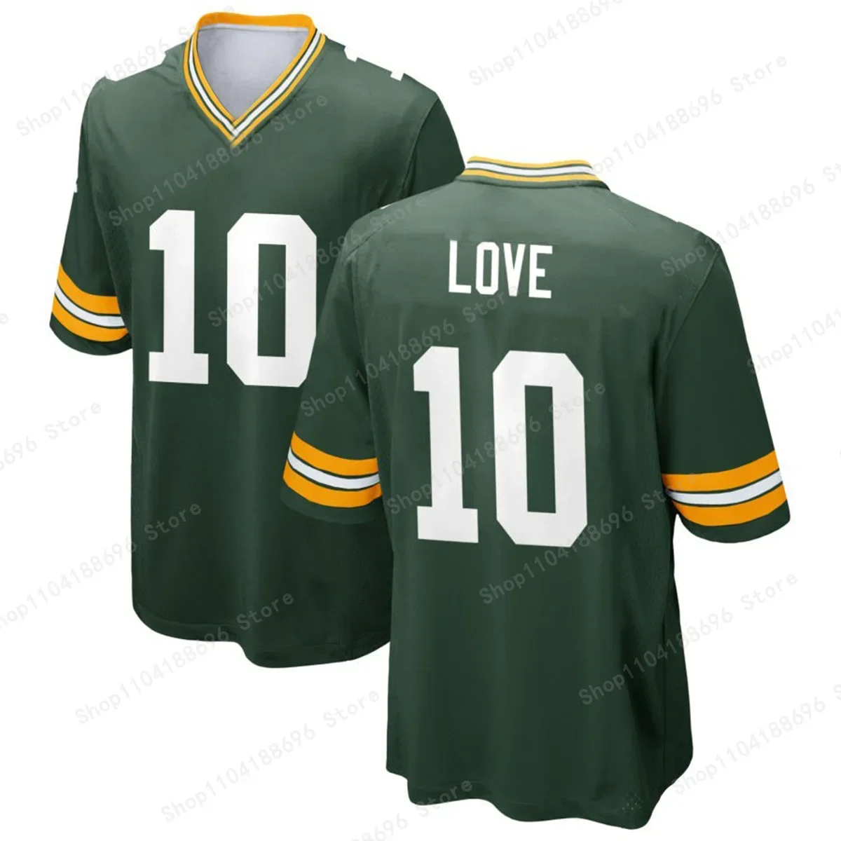 Summer 3d Print Breathable Jersey Men's Outdoor Sportwear Man Green Bay Packers Custom Game Jersey - Green