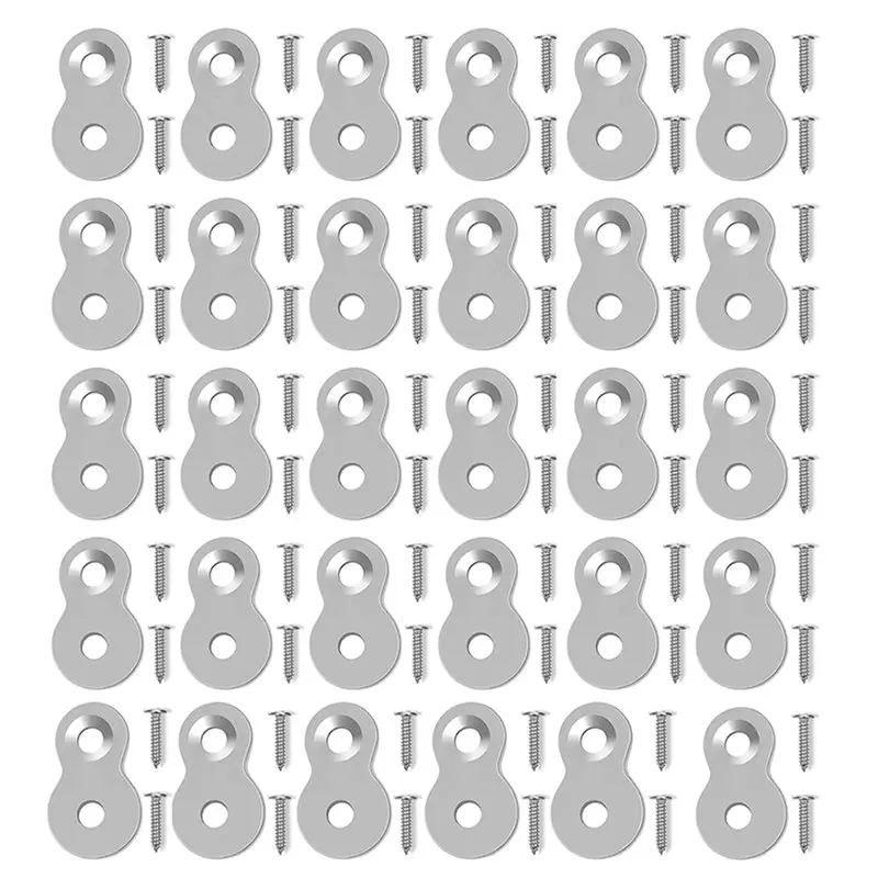 ab33-juego-de-fixadores-de-figura-8-resistente-30-pecas-com-parafusos-conectores-superiores-de-mesa-de-aco-de-calibre-acessorios-de-montagem-de-mesa