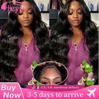 Glueless Wigs Human Hair Ready to Wear Go Transparent Body Wave Lace Front Pre Plucked Pre Cut 5x5 Lace Closure Wig For Women