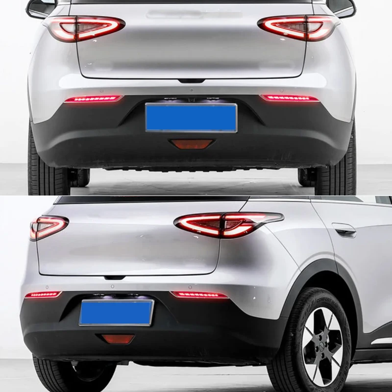 Led Rear Bumper Reflector Light Flowing Turn Signal Brake Light For Geely Geome Xingyuan 2024 2025 Modification Accessories