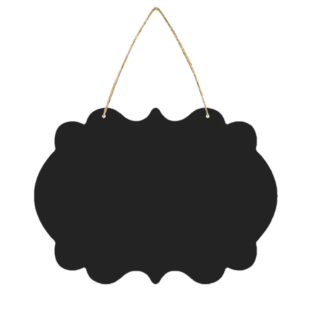 Petit tableau signes liste de tableau noir suspendu Double face l'affichage du Message