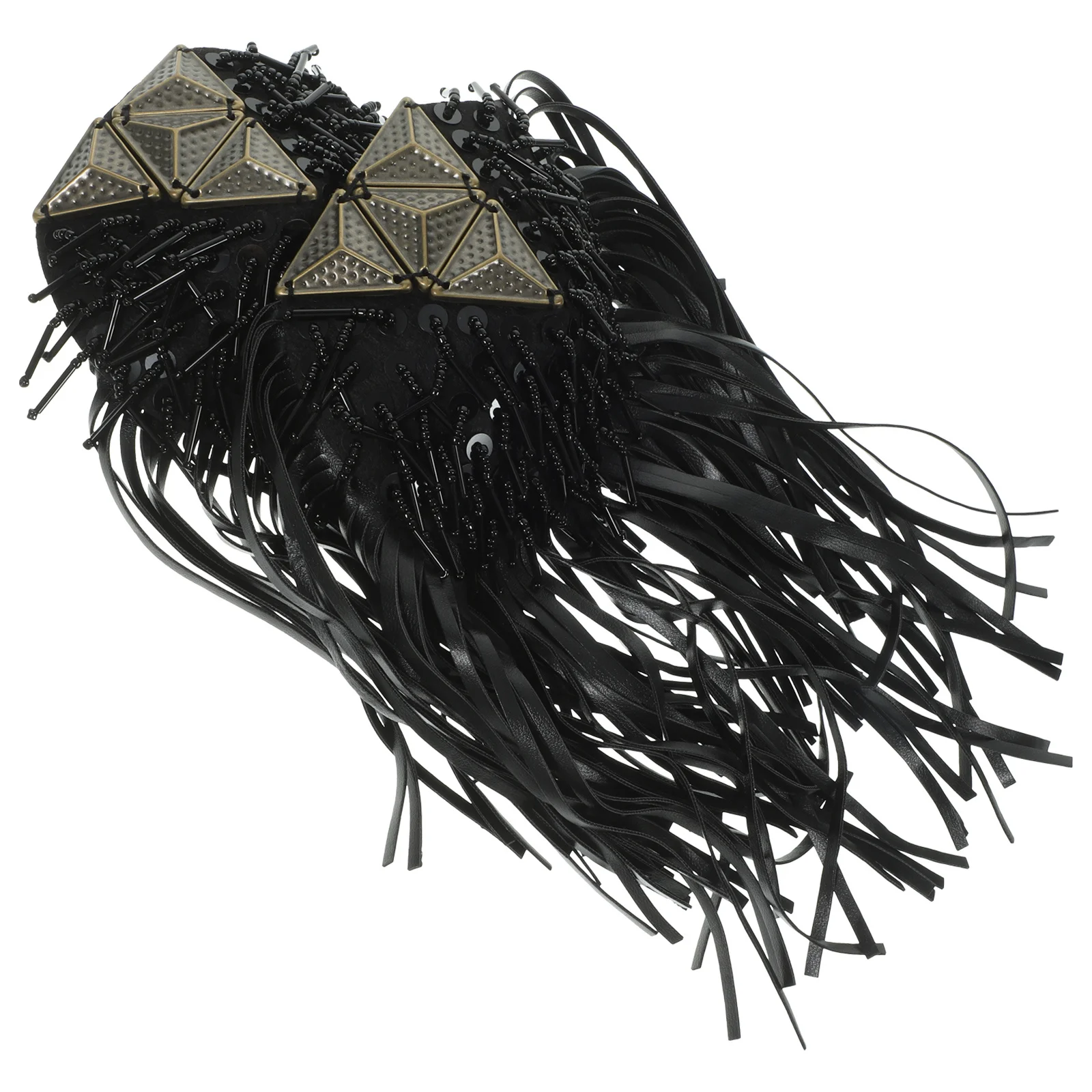 

2 pcs Tassel Epaulet Shoulder Board Fringe Decor For Costume Fashion Accessory Lightweight Shoulder Epaulets Tassel