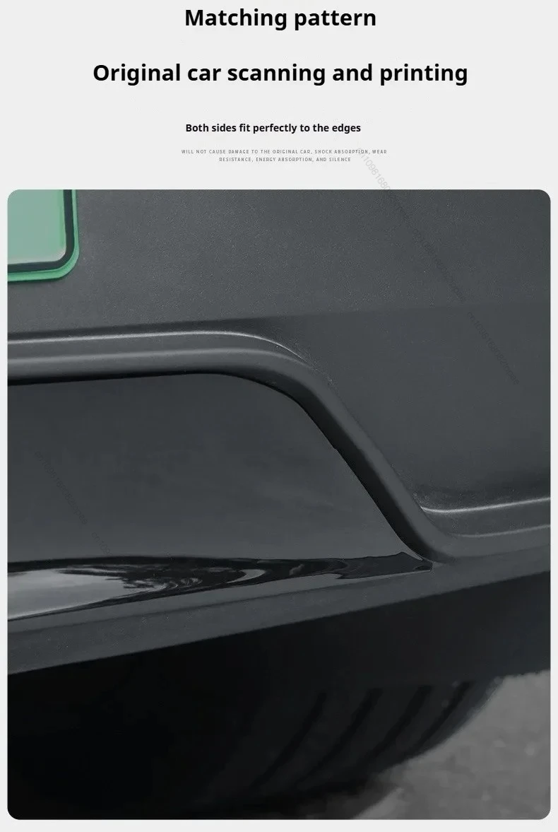Для Tesla Model Y Juniper 2025, задний бампер, спойлер, защитная пластина для запуска губ, диффузор, крышка из АБС-пластика, комплект кузова, внешние аксессуары