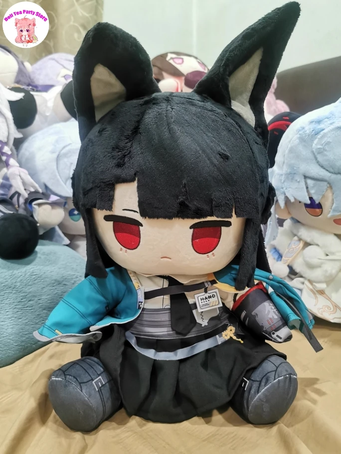 Anime Hoshimi Miyabi Figuren Poppen Zenless Zone Nul Pluche Gevulde Pop Lichaam Kussen Dress Up Plushie Speelgoed 40CM Kerstcadeau