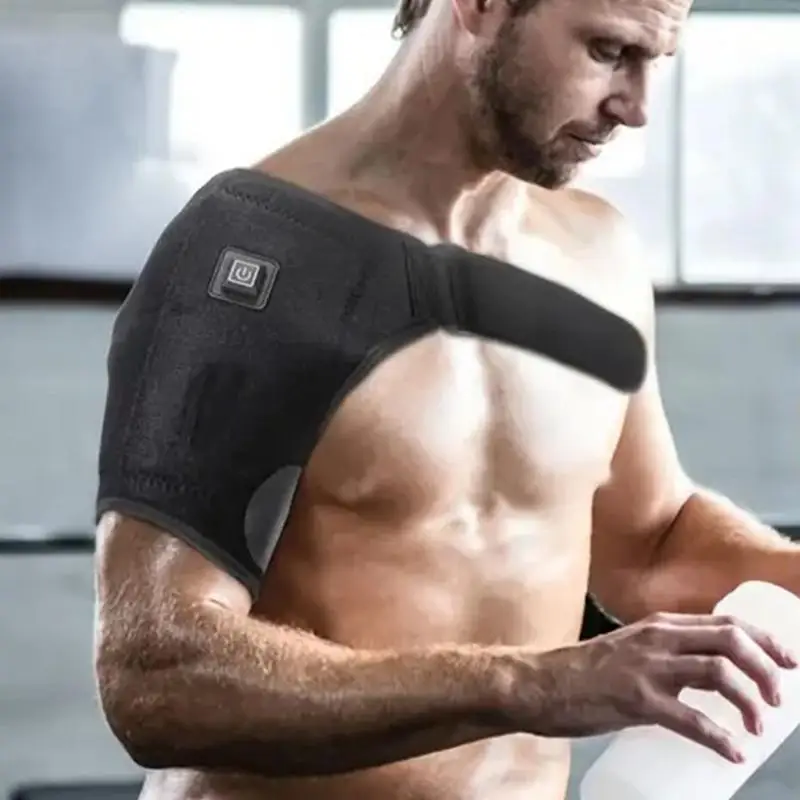 Shoulder Brace With Heat USB Plug-in Shoulder Massager With 3 Adjustable Heat Settings Shoulder Brace Shoulder Wrap For Back