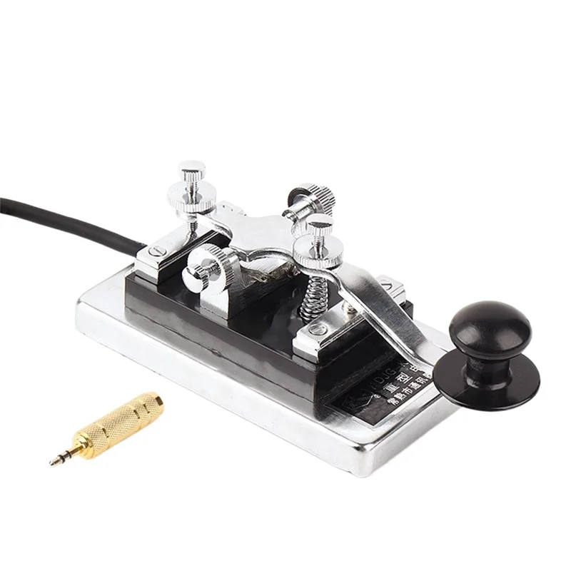 1Pcs Hy-K4 Shortwave Radio Morse Morse Code Shortwave Heavy Duty Key Cw Pass-Through