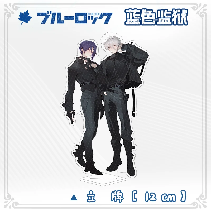 الأزرق قفل ناجي Seishiro ميكاجي ريو أرقام الاكريليك حامل أنيمي نموذج حلية اكسسوارات نماذج سطح المكتب الحلي