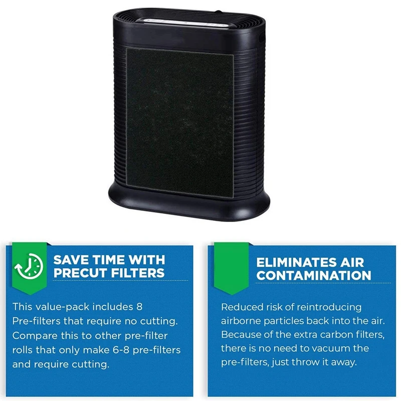 2 углеродных фильтра HEPA + 4 подходят для очистителей воздуха HPA100 и HPA090 HPA094 HPA100 HPA104 HPA105 HPA106