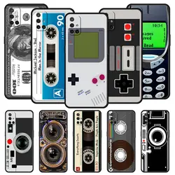 Vintage Tape Camera Gameboy Phone Case For OnePlus 10 9 8 7T Pro 9R 10R 9RT 8T Nord 2 2T CE N10 N100 N200 5G Silicone Cover