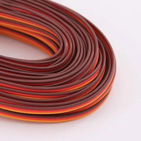 Сервоудлинительный кабель Hengfuntong-Elec 5 м 26AWG/22AWG для JR и Futaba — фото модели