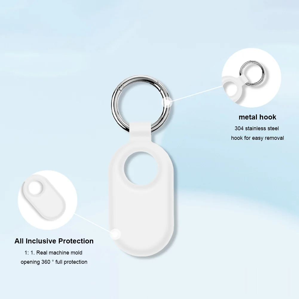 Силиконовый чехол для Брелока Для Samsung Galaxy SmartTag2, защитный чехол, бампер, чехол с защитой от царапин, аксессуар для брелока с трекером