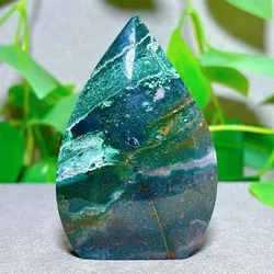Ocean Jasper Free Form Crystal Natural Stone Quartz Stone Minerals Home Decoration Reiki Craft Gifts Energy Healing Garden Love